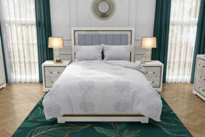 Zydante Swisstech® - Overtrek - TCC - White Hearts  - 200x200/220 + 2*60x70 cm