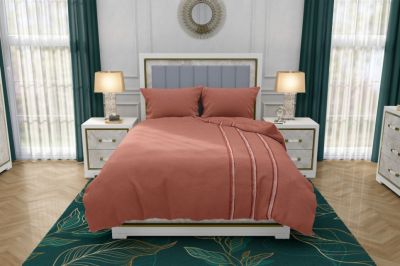 Zydante Swisstech® - Overtrek - TCC - Brown Satin - 200x200/220 + 2*60x70 cm