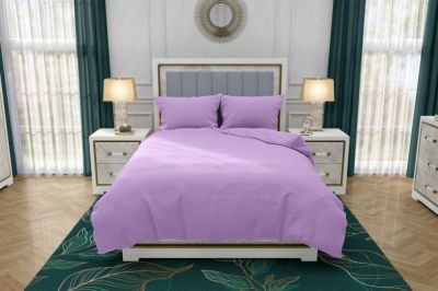 Zydante Swisstech® - Overtrek - TCC - Plain Purple - 240x200/220 + 2*60x70 cm