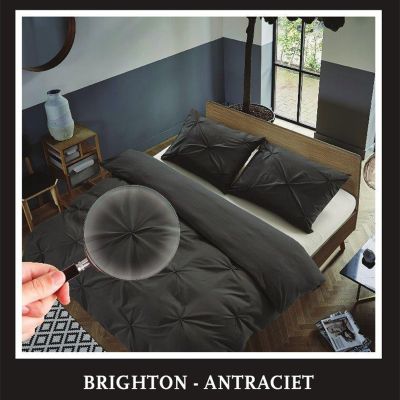 Dekbedovertrek Brighton - Antraciet