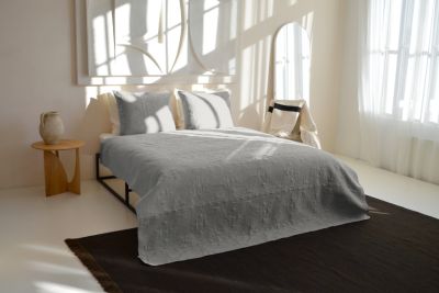Zydante Home® Bedsprei Incl. 2 Hoezen -Zilver Royal - 220x240 cm + 2 * 60x70 cm