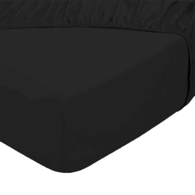 Jersey Topper Hoeslaken - Zwart