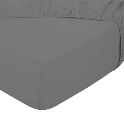 Dubbel Jersey Topper Hoeslaken - Antraciet