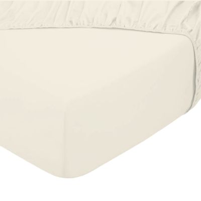 Dubbel Jersey Topper Hoeslaken - Crème