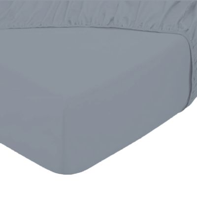 Dubbel Jersey Topper Hoeslaken - Zilver Grijs
