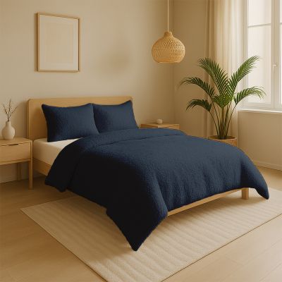 Dekbedovertrek Teddy - Blauw - met 1 Kussenslop