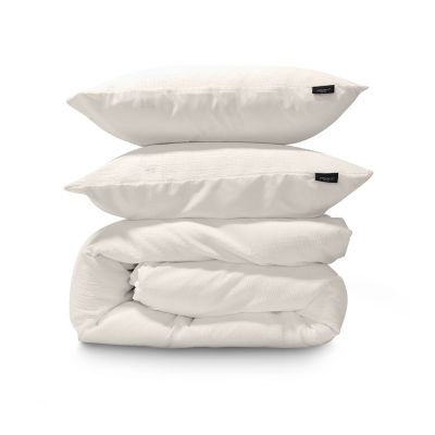Dekbedovertrekset Mousseline Micro - Off White